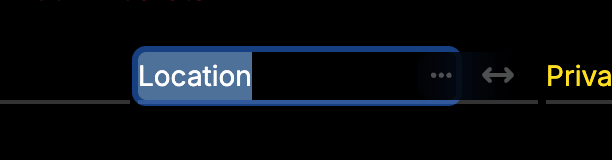 Editing a column name