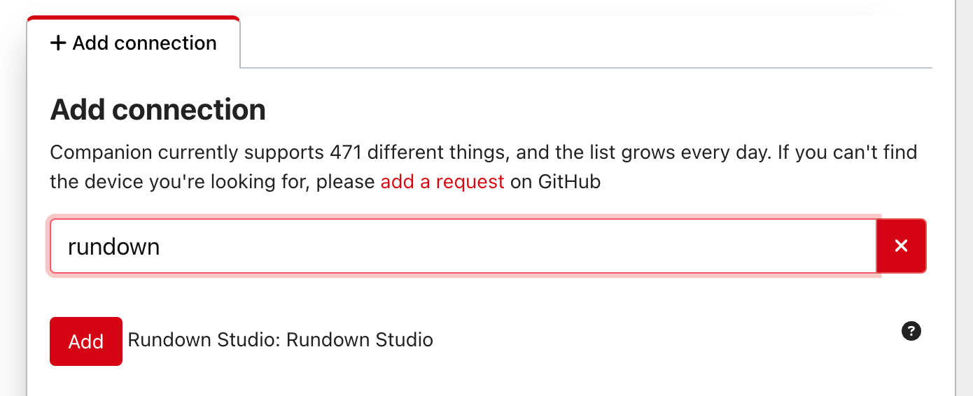 Adding the Rundown Studio module