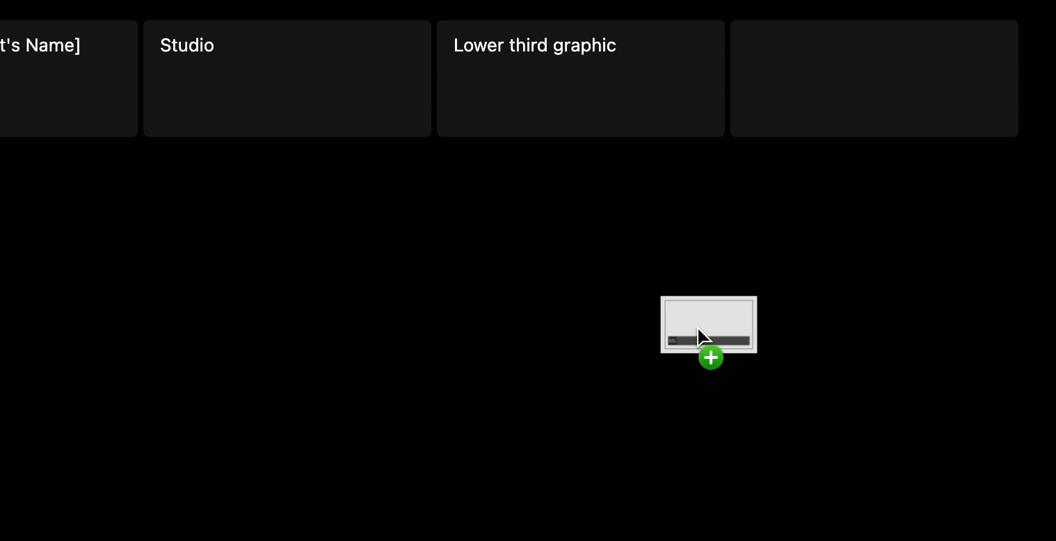 Dragging-and-dropping a file into a rundown cell