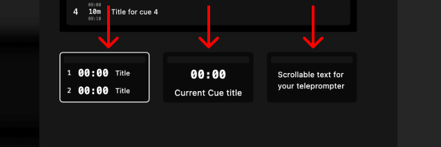 Output layout options